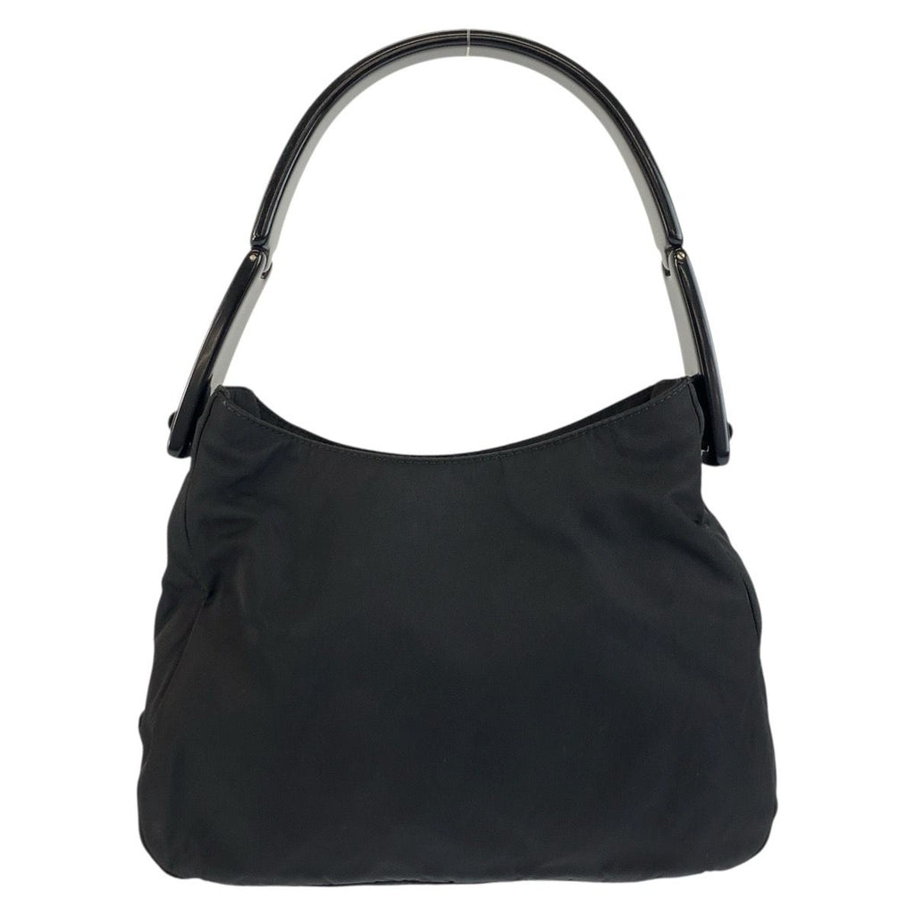 Prada Tessuto Black Nylon Plastic Handbag