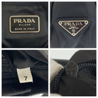 Prada Tessuto Black Nylon Plastic Handbag — view 3