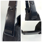 Prada Tessuto Black Nylon Plastic Handbag — view 5