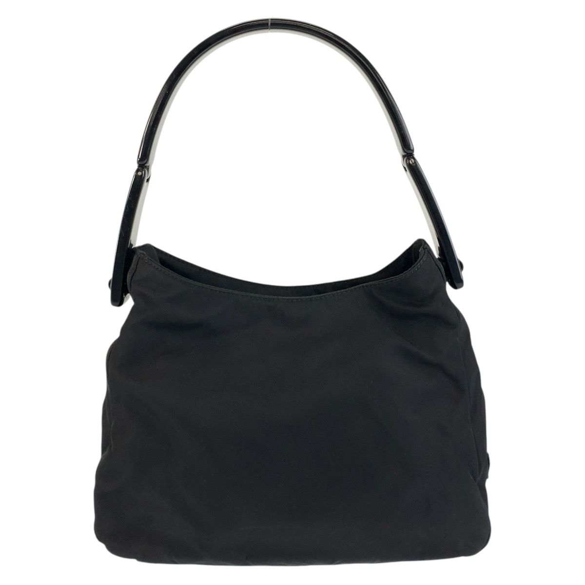 Prada Tessuto Black Nylon Plastic Handbag — view 2