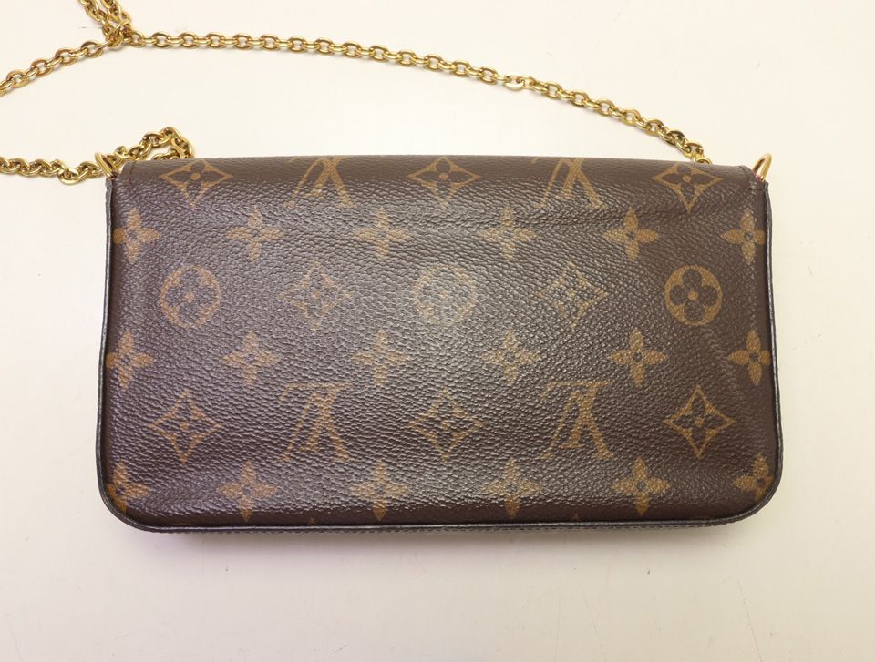 Louis Vuitton Pochette Felicie Monogram Chain Wallet Shoulder Bag — view 2