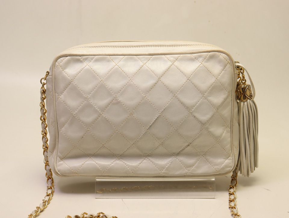 Chanel Quilted Lambskin Chain Shoulder Bag — view 2