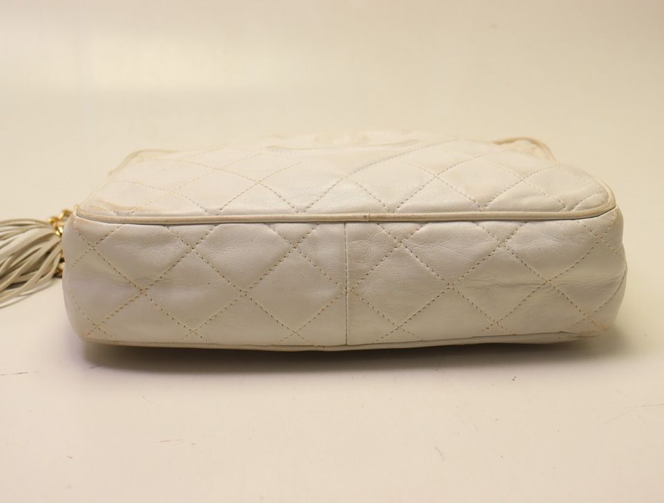Chanel Quilted Lambskin Chain Shoulder Bag — view 3