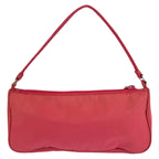 Prada Tessuto Pink Silver Nylon Handbag Pouch — view 2
