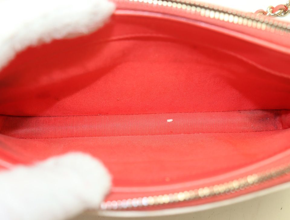 Chanel CC Filigree Caviar Leather Chain Wallet Shoulder Bag — view 6