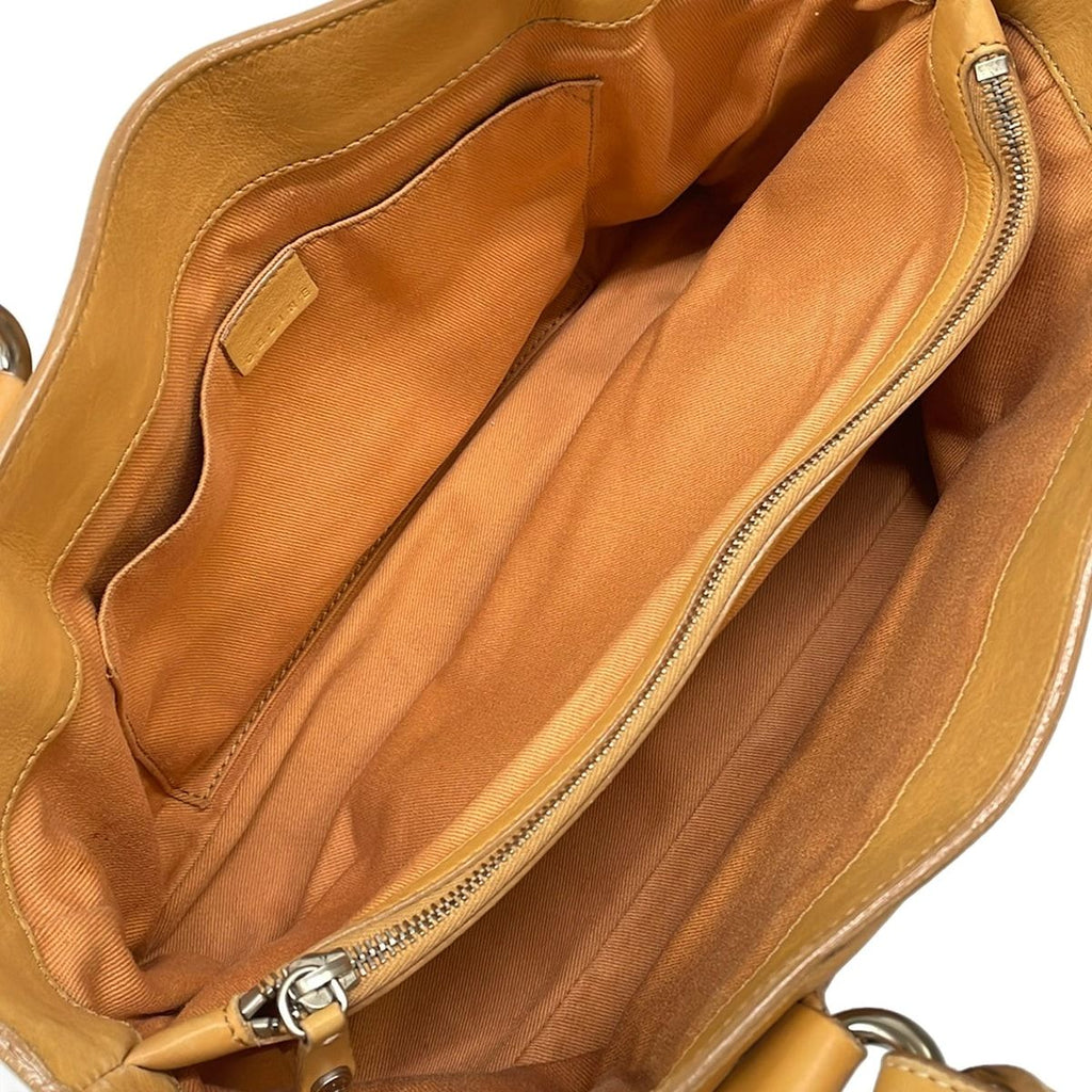 Celine Tote Bag Boogie Light Brown Leather — view 7