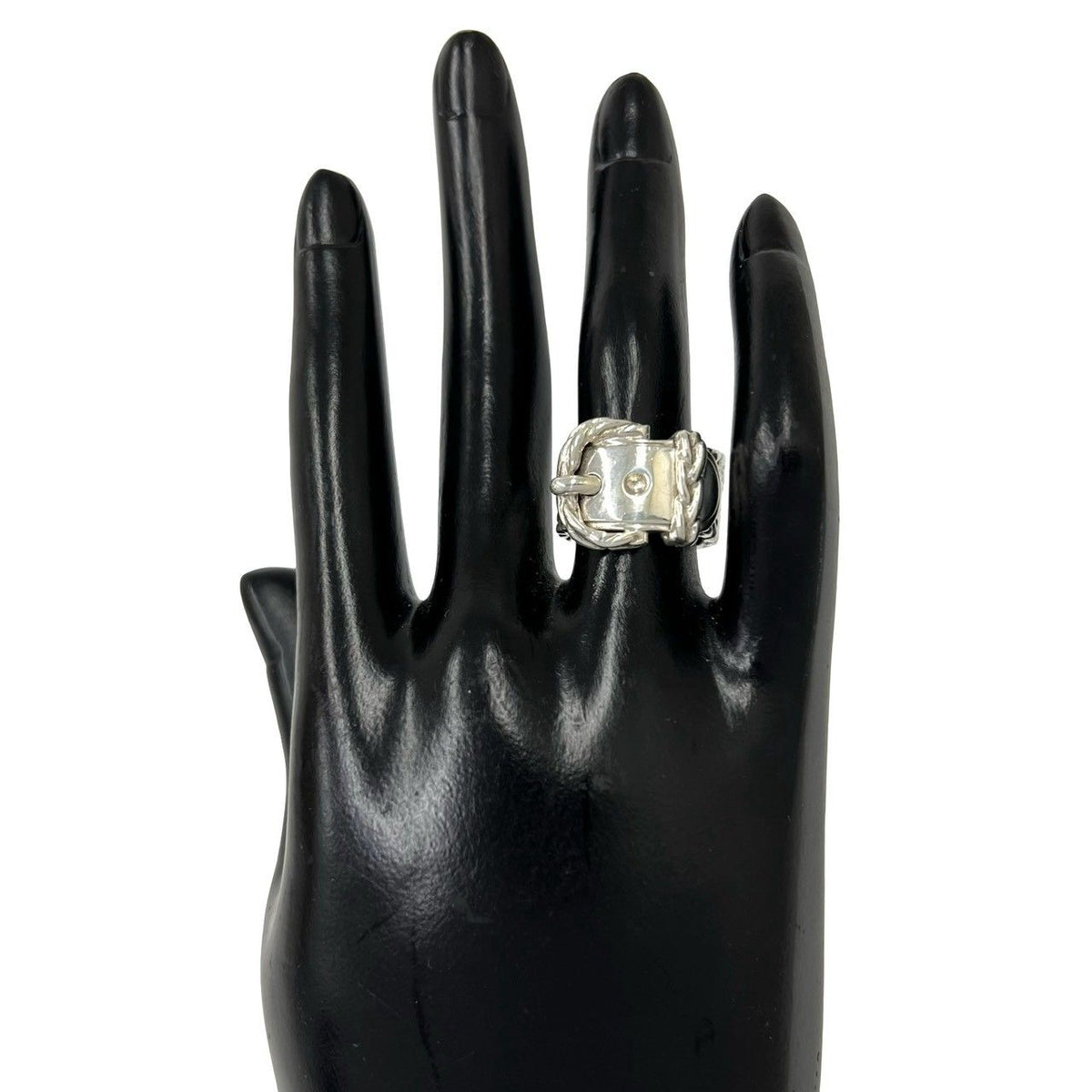 Hermes Vintage Diane Ring 925 Sterling Silver — view 2