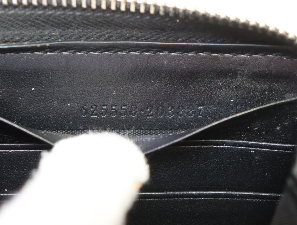 Gucci GG Embossed Leather Zip Around Wallet — view 8
