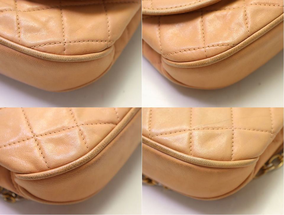 Chanel Quilted Lambskin Coco Buttons Chain Shoulder Bag — view 5