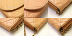 Chanel Quilted Lambskin Coco Buttons Chain Shoulder Bag — view 8