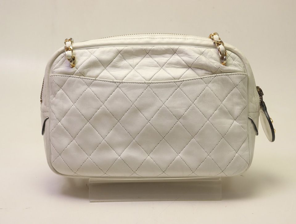 Chanel Quilted Lambskin Chain Shoulder Bag — view 2