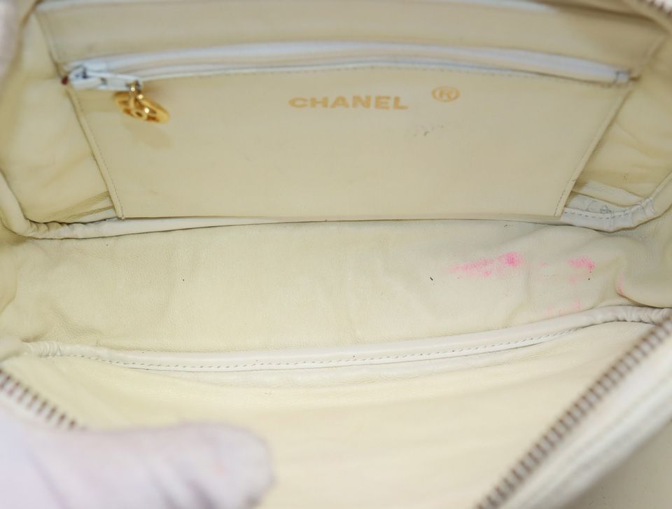 Chanel Quilted Lambskin Chain Shoulder Bag — view 5