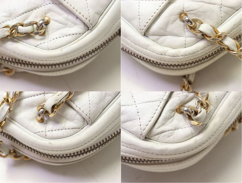 Chanel Quilted Lambskin Chain Shoulder Bag — view 7