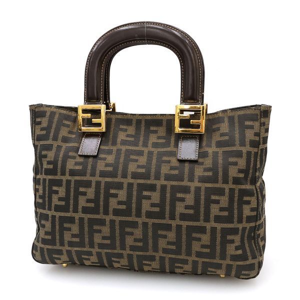 Fendi Zucca Clutch Brown