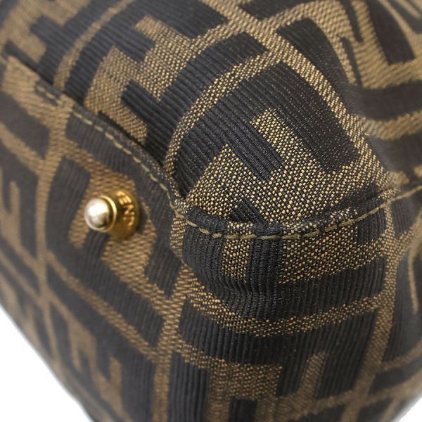 Fendi Zucca Clutch Brown — view 5