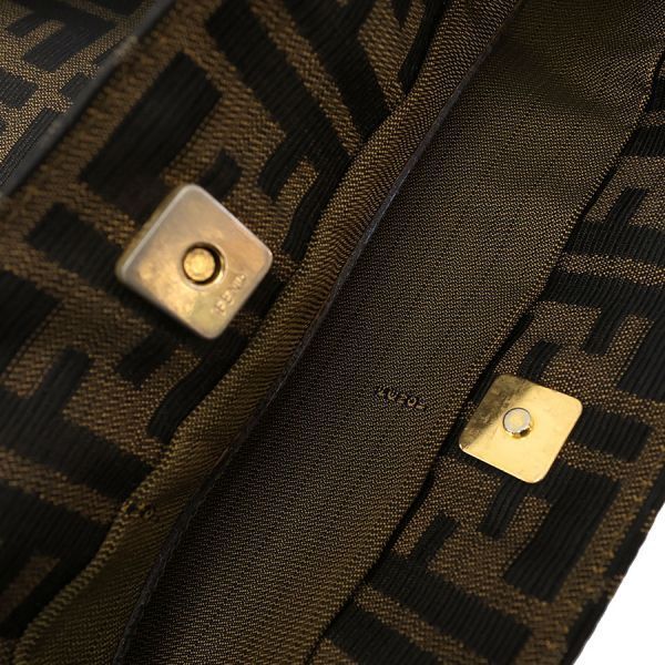 Fendi Zucca Clutch Brown — view 7