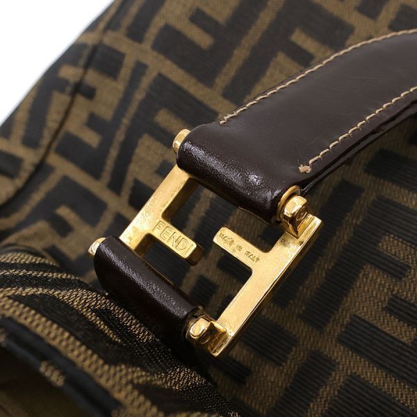 Fendi Zucca Clutch Brown — view 8