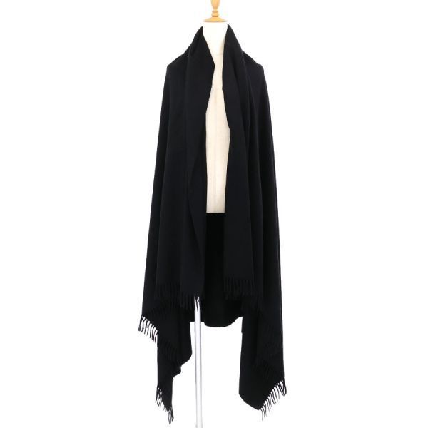 Hermes Large Cashmere Shawl Scarf — view 8