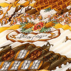 Hermes Pleated Scarf Yellow — view 7