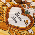 Hermes Pleated Scarf Yellow — view 6