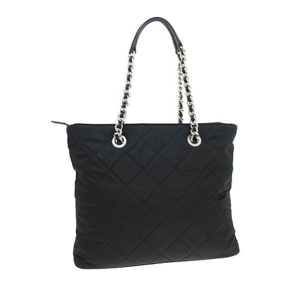 Prada Quilted Chain Tote Bag — view 3