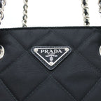Prada Quilted Chain Tote Bag — view 7