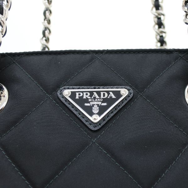 Prada Quilted Chain Tote Bag — view 7
