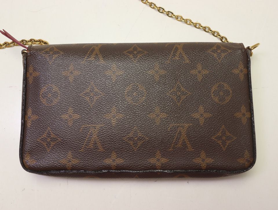 Louis Vuitton Pochette Felicie Monogram Chain Wallet Shoulder Bag — view 2