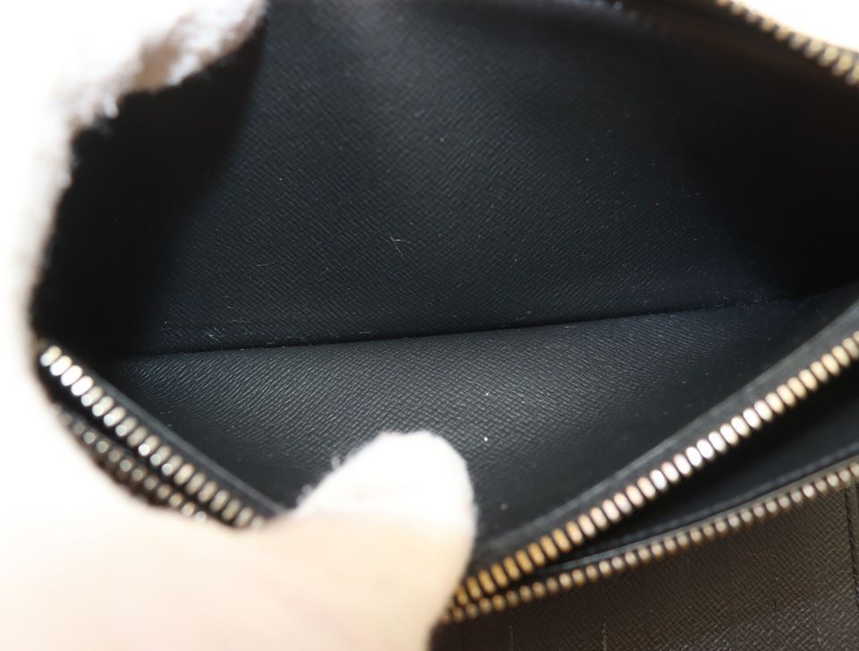 Louis Vuitton Zippy Wallet Vertical Monogram Eclipse Zip Around — view 6