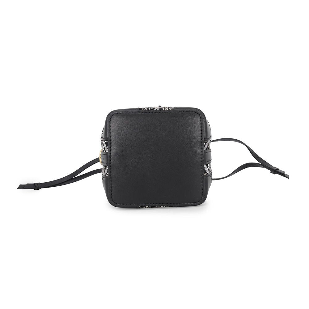 Louis Vuitton Shoulder Bag Monogram Jacquard Noe Perth Black — view 3