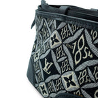 Louis Vuitton Shoulder Bag Monogram Jacquard Noe Perth Black — view 8