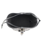 Louis Vuitton Shoulder Bag Monogram Jacquard Noe Perth Black — view 5