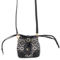 Louis Vuitton Shoulder Bag Monogram Jacquard Noe Perth Black