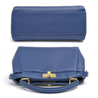 Fendi Peekaboo Mini Leather Gold Handbag 2-Way — view 4