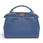 Fendi Peekaboo Mini Leather Gold Handbag 2-Way — view 2