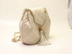 Chanel Quilted Lambskin Fringe Chain Shoulder Bag — view 4