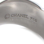 Chanel Ring Boldic Signature Wide Ribbon Diamond 18K White Gold — view 4