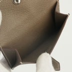 Hermes Bearn Mini Wallet Bifold Epsom Etoupe Gray Silver Veau — view 8