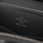 Louis Vuitton Monogram Eclipse Zippy XL Canvas Leather LV Wallet Clutch Black — view 7