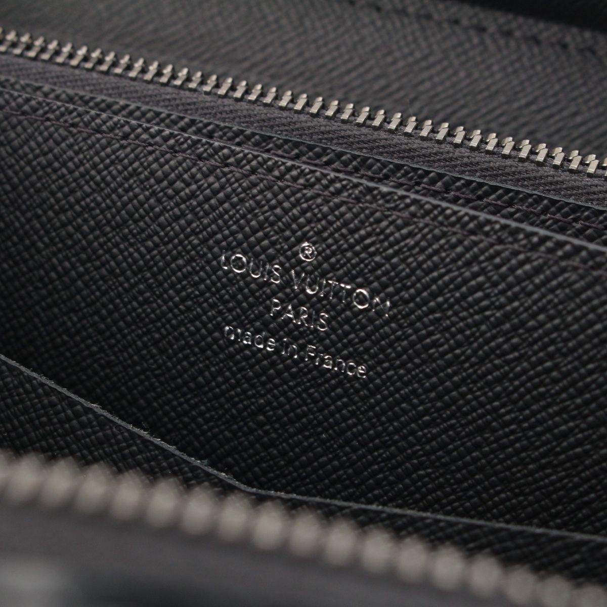 Louis Vuitton Monogram Eclipse Zippy XL Canvas Leather LV Wallet Clutch Black — view 7