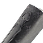 Louis Vuitton Monogram Eclipse Zippy XL Canvas Leather LV Wallet Clutch Black — view 8