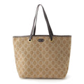 Celine Paris Macadam Canvas Studded Vintage Tote Bag Khaki