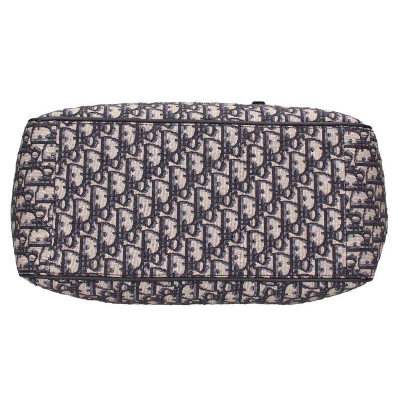 Dior Oblique Jacquard Saddle Tote Bag — view 4