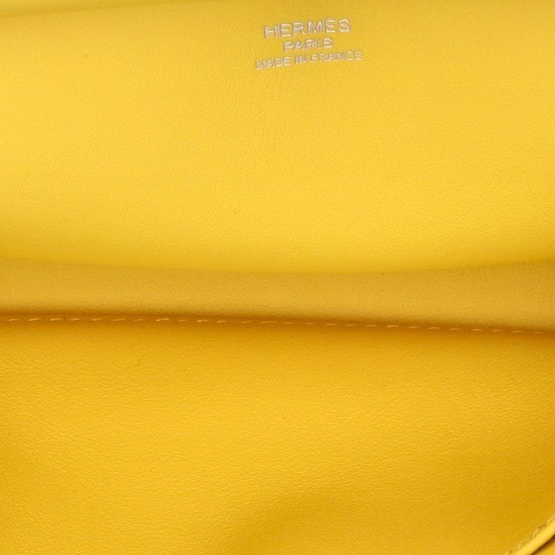 Hermes Jypsiere Mini Silver Swift Jaune Naple — view 3