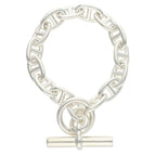 Hermes Chaine D'ancre MM Silver Bracelet