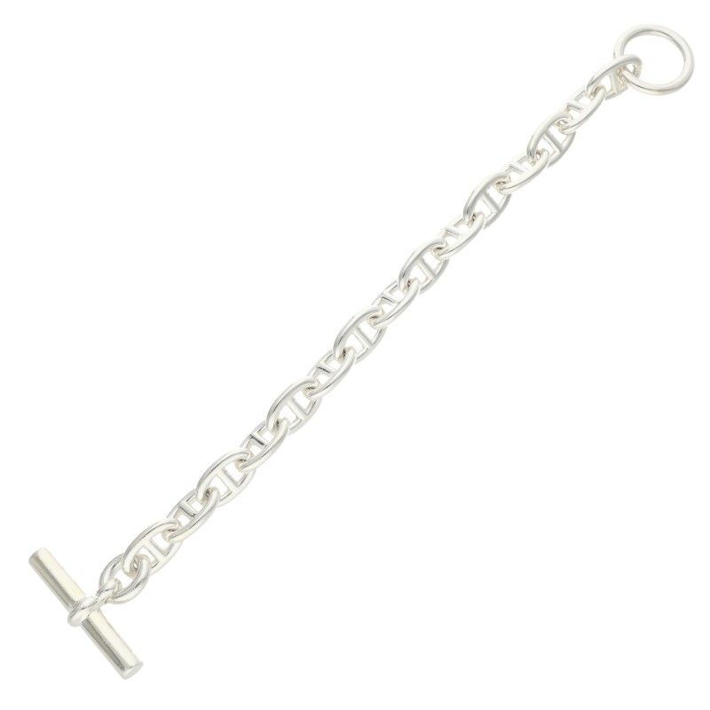 Hermes Chaine D'ancre MM Silver Bracelet — view 2