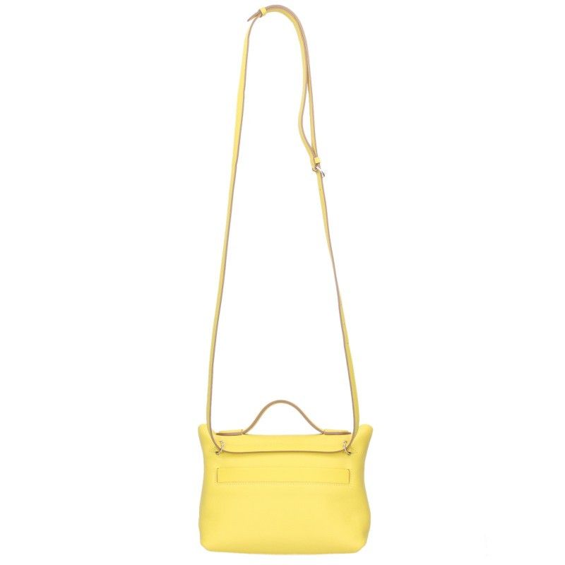 Hermes Vanquatre Mini Silver Evercolor Swift Lime Handbag 21 — view 2