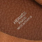 Hermes Picotin Lock PM 18 Tote Bag Taurillon Clemence Gold Brown Silver — view 8