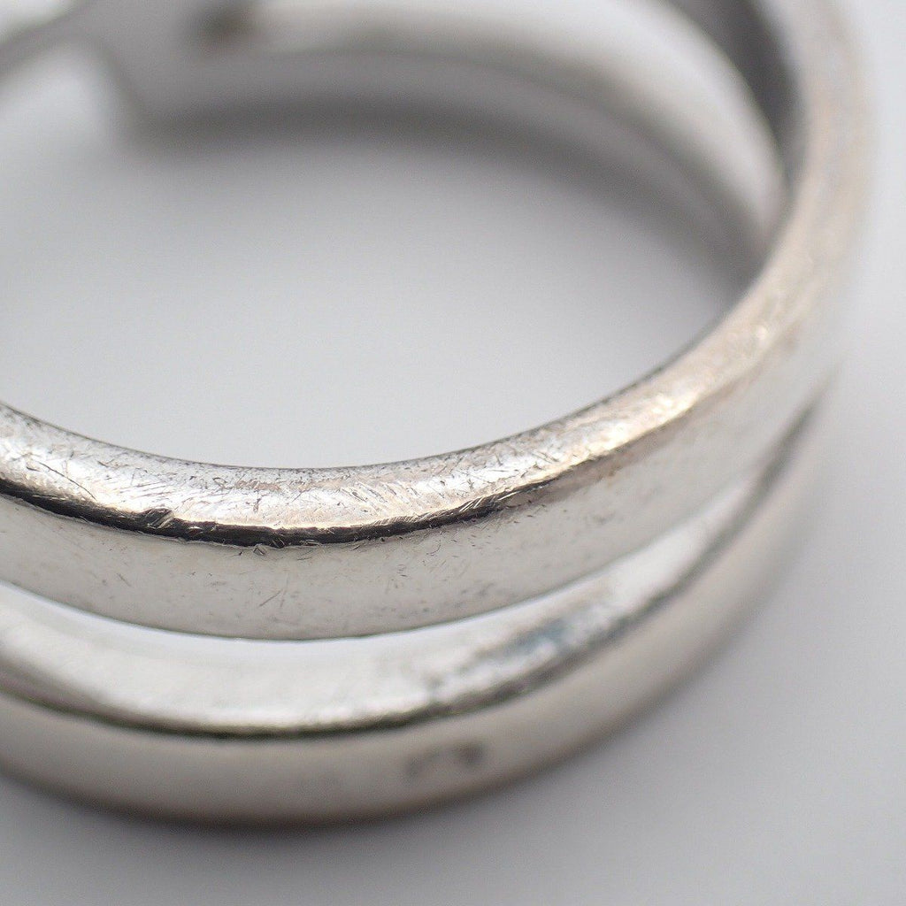 Celine Macadam Drop Charm Ring 925 Sterling — view 4