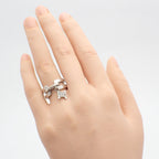 Celine Macadam Drop Charm Ring 925 Sterling — view 7